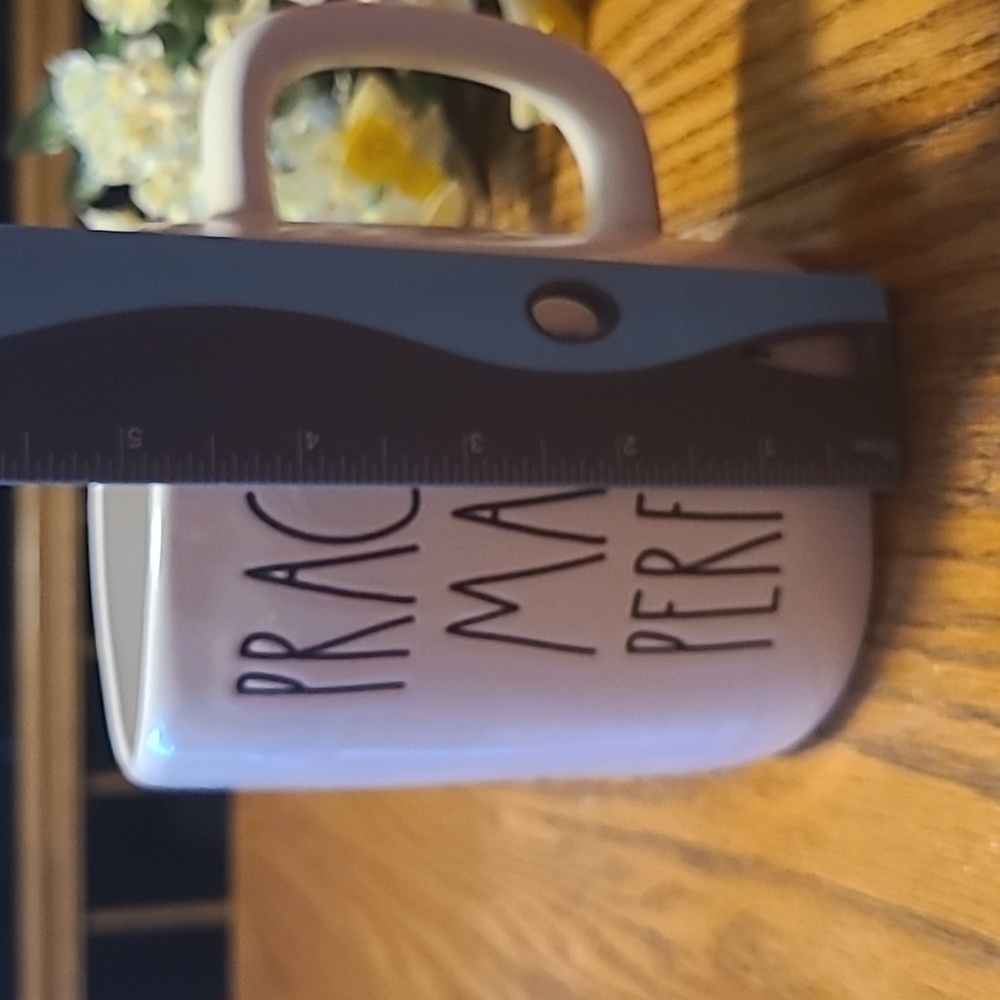 Rae Dunn PRACTICE MAKES PERFECT Mug - Picture 4 of 5
